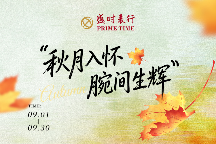 秋月入怀，腕间生辉