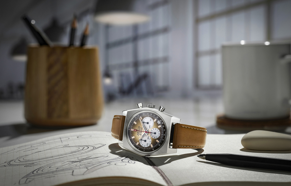 再现1969年出品的第一款渐变表盘EL PRIMERO腕表 重磅推出CHRONOMASTER旗舰系列A385复刻版腕表