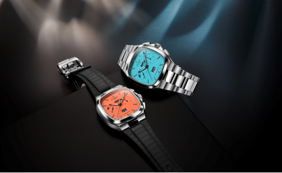 重现七零年代的瑰丽色彩 格拉苏蒂原创推出两款全新的限量版复古计时腕表，再续华章