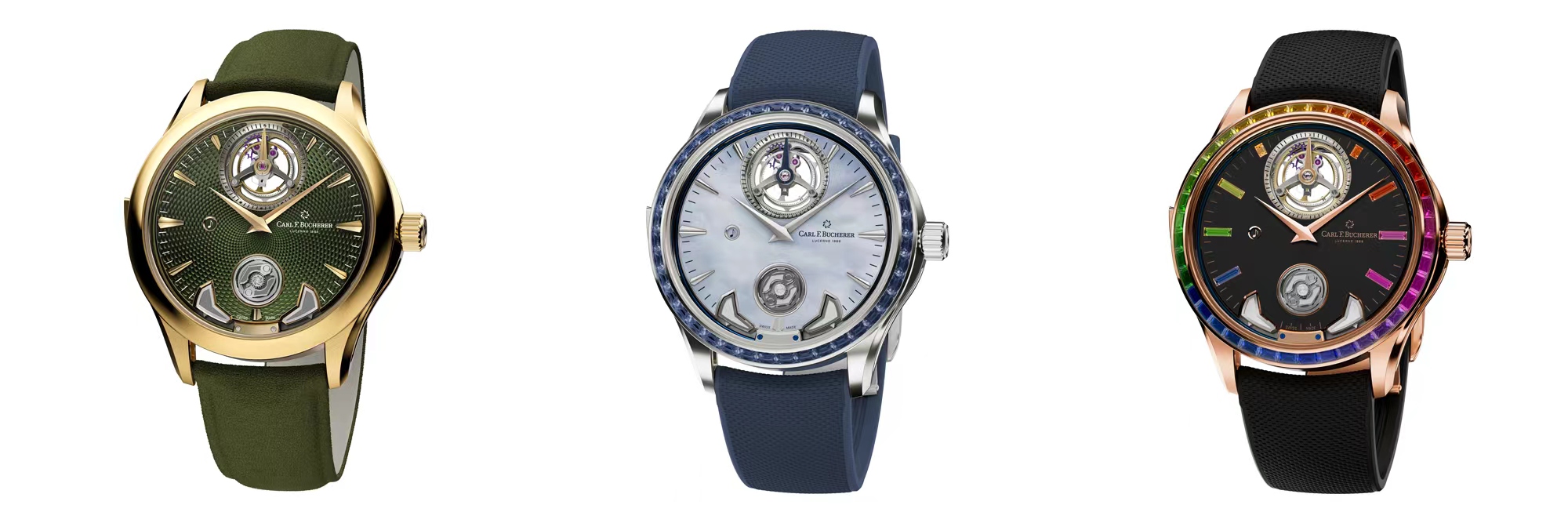 铭记时光之作 致敬宝齐莱 (CARL F. BUCHERER) 135周年的悠久历史  独一无二的三问三部曲