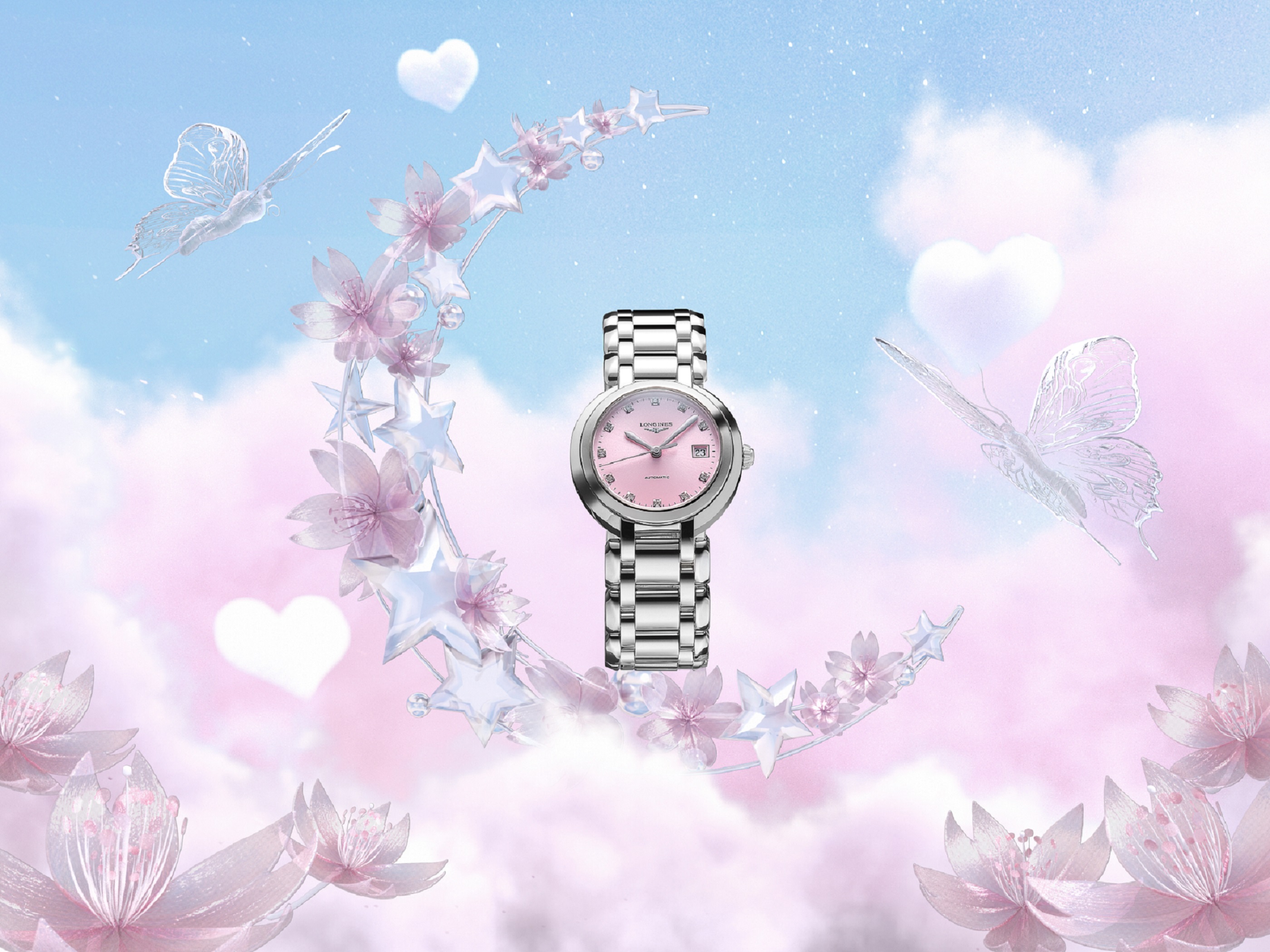 心月相伴，自带光芒 浪琴表七夕甜美呈现全新心月系列