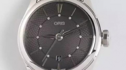 Oris豪利时钢带款艺术家钻石日历腕表