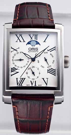 豪利时 ORIS Rectangular方型月相盈亏腕表
