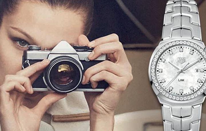 巴黎超模贝拉·哈迪德佩戴的腕表