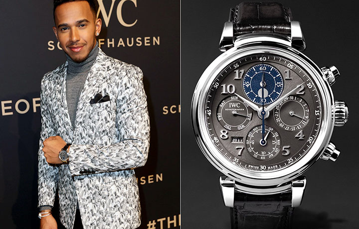 Lewis Hamilton 和万国IWC腕表