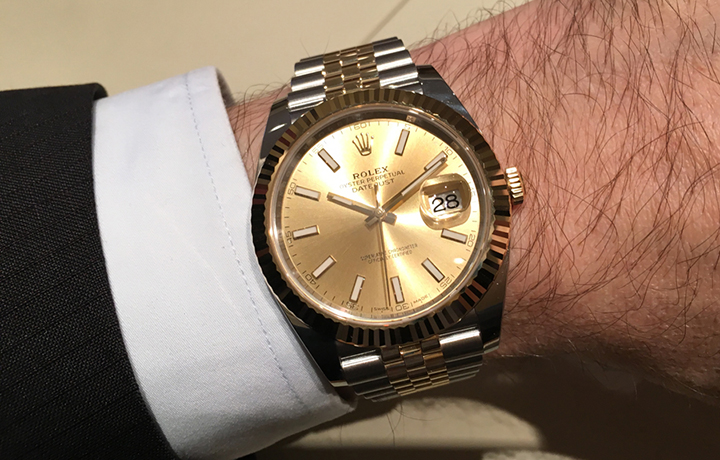劳力士间金手表推荐—劳力士Datejust 41