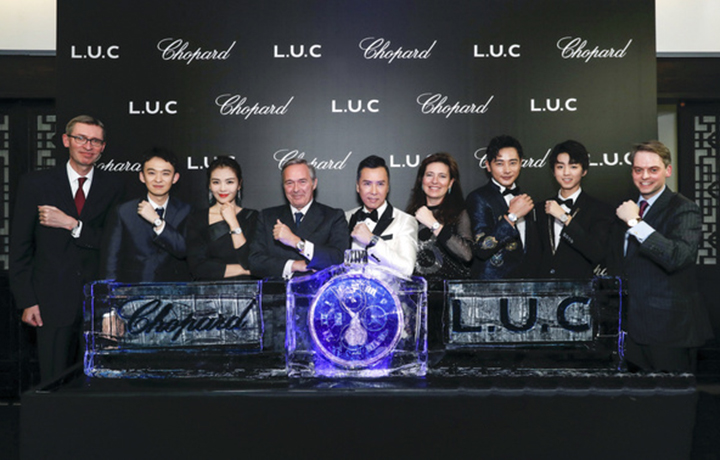 董子健参加了萧邦“L.U.C 制表工坊的艺术”展览