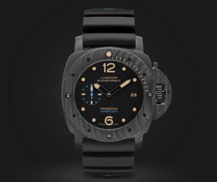 LUMINOR SUBMERSIBLE 1950 CARBOTECH™ 3 DAYS AUTOMATIC - 47毫米专业潜水3日动力储存自动腕表