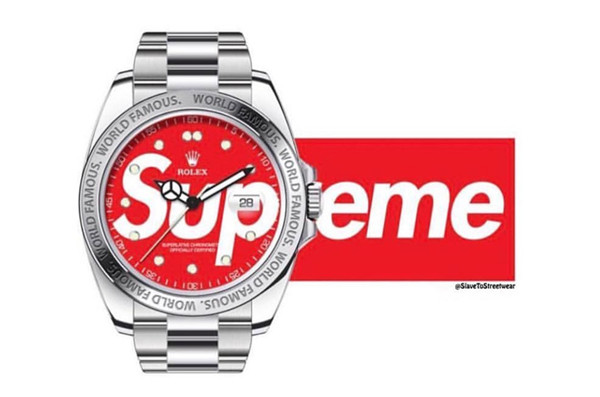 劳力士牵手宇宙潮牌Supreme？！保证你有钱也买不到