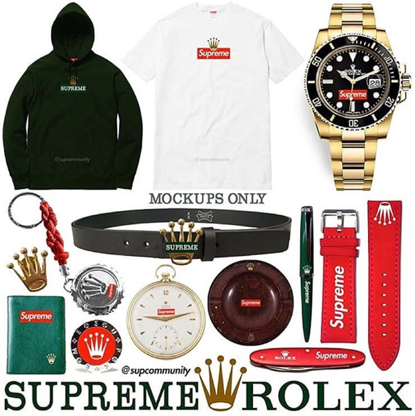 劳力士牵手宇宙潮牌Supreme？！保证你有钱也买不到