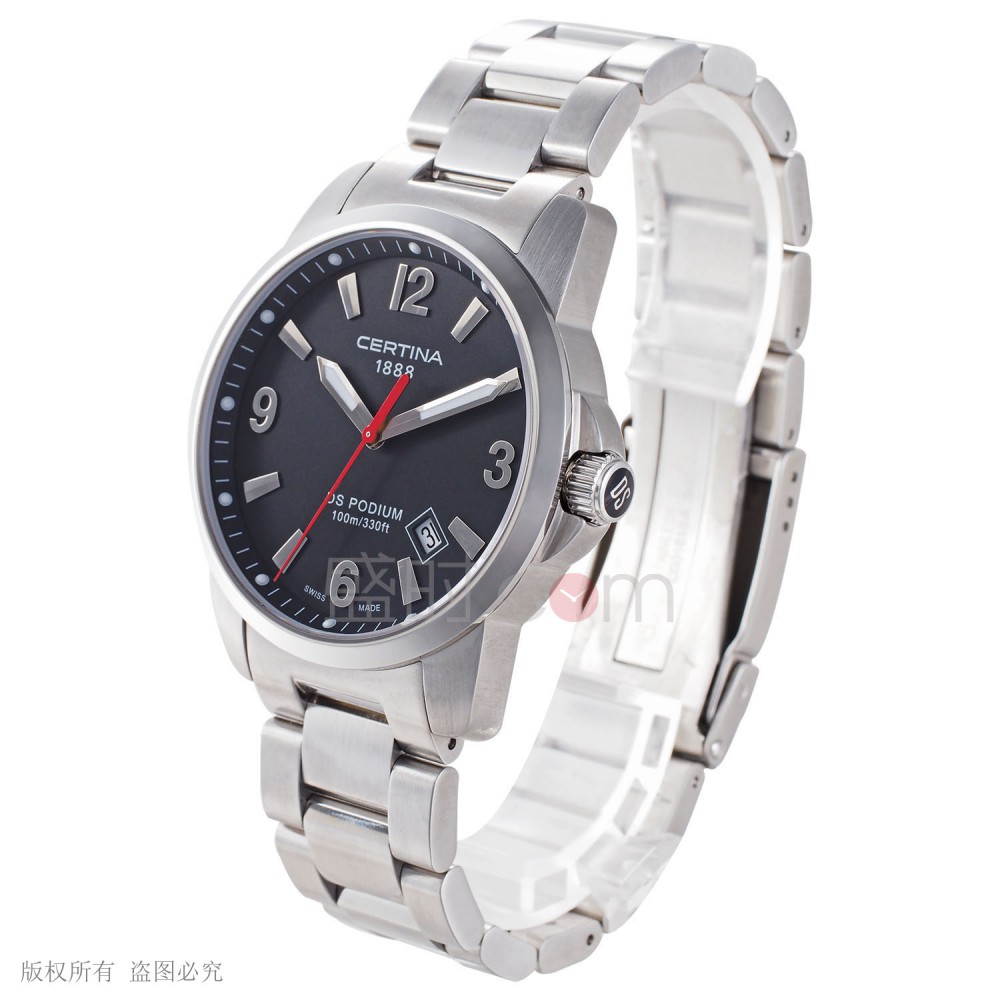 雪铁纳 Certina 冠军系列 C001.610.11.057.00 石英男表圣诞特价1800元！
