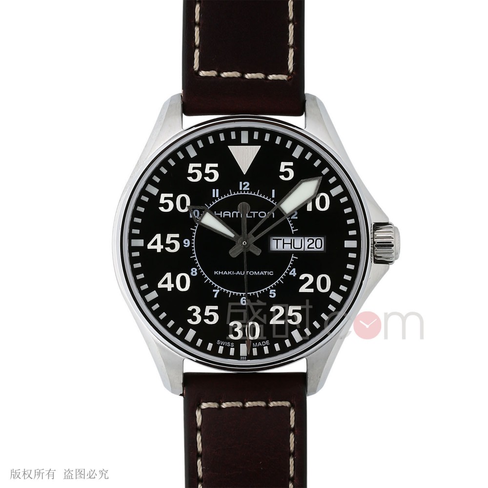 汉米尔顿卡其 航空 H64425535 机械 男款圣诞特惠4170元！
