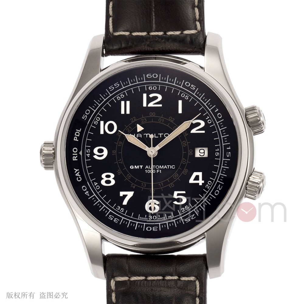 汉米尔顿 卡其 海军 H77505535 机械 男款圣诞特价5820元！