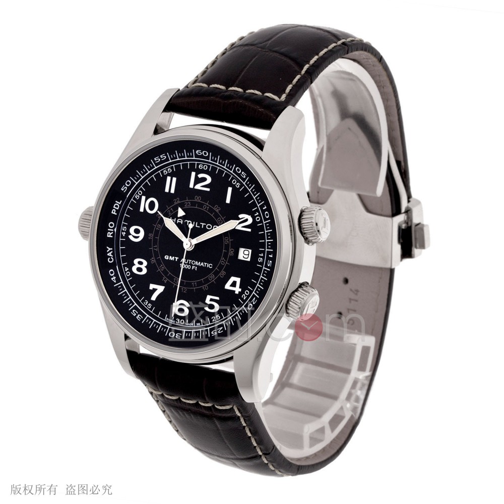 汉米尔顿 卡其 海军 H77505535 机械 男款圣诞特价5820元！
