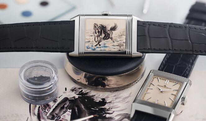 《神奈川冲浪里》为灵感，腕表珐琅艺术
