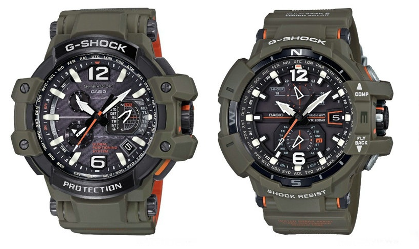 卡西欧G-SHOCK MASTER OF G 全新系列大展强悍军事风格