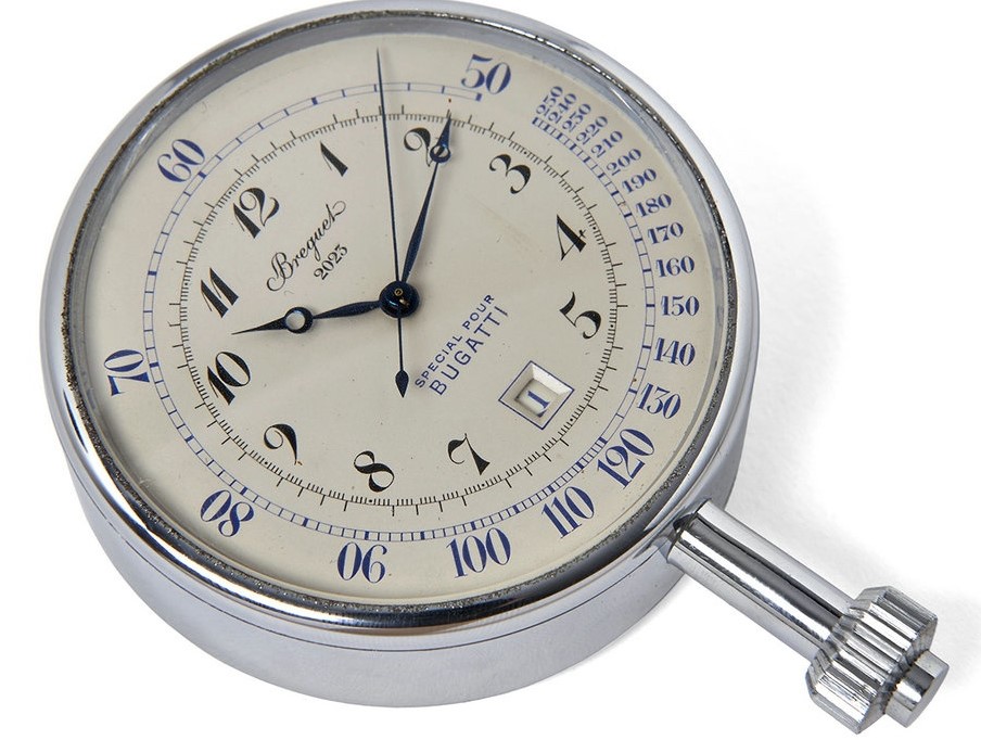宝玑(BREGUET) 博物馆的又一珍宝—— 古董计时码表，一款专为布加迪定制的手表