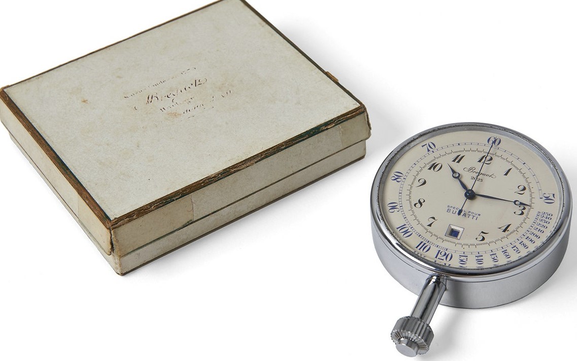 宝玑(BREGUET) 博物馆的又一珍宝—— 古董计时码表，一款专为布加迪定制的手表