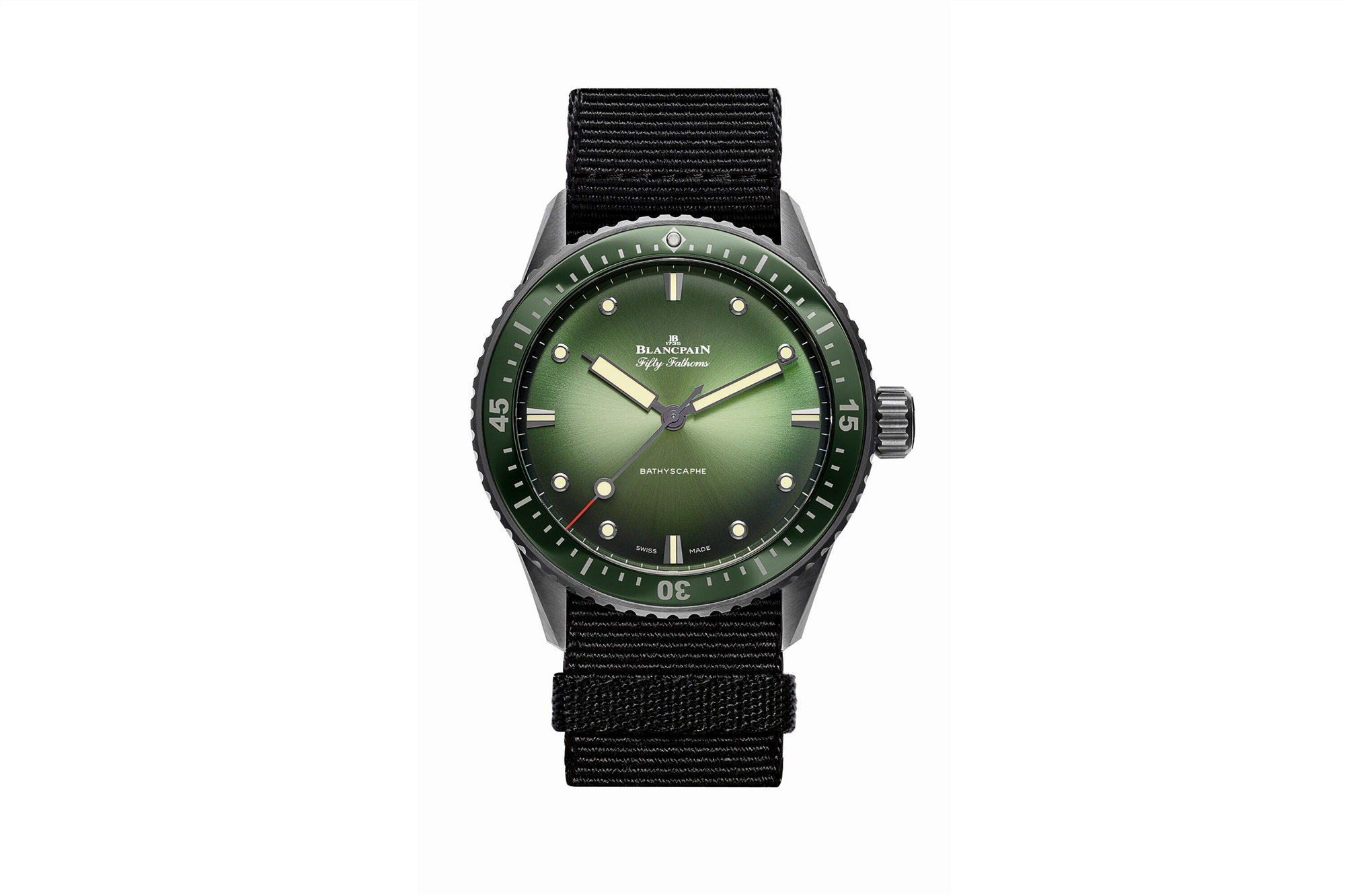绿色深海极光，2020闪耀问世 | 宝珀Blancpain五十噚首枚绿色深潜器限量腕表