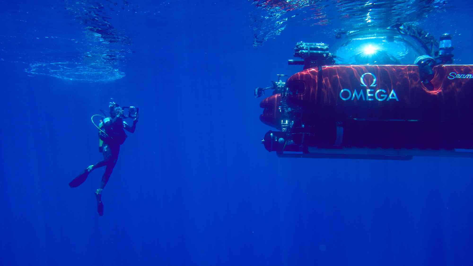 助力海洋保护——欧米茄海马系列300米潜水表Nekton特别版