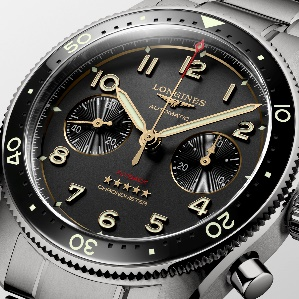浪琴表先行者系列飞返计时腕表推出全新钛合金款式