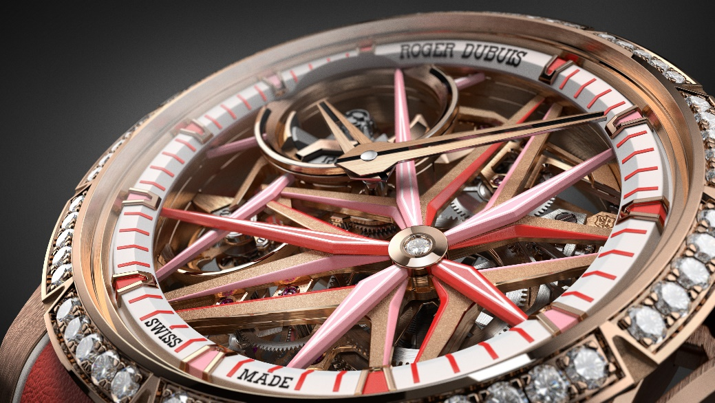 暗夜王者 分秒闪耀 罗杰杜彼ROGER DUBUIS 王者系列霓虹腕表化身“暗夜焦点”