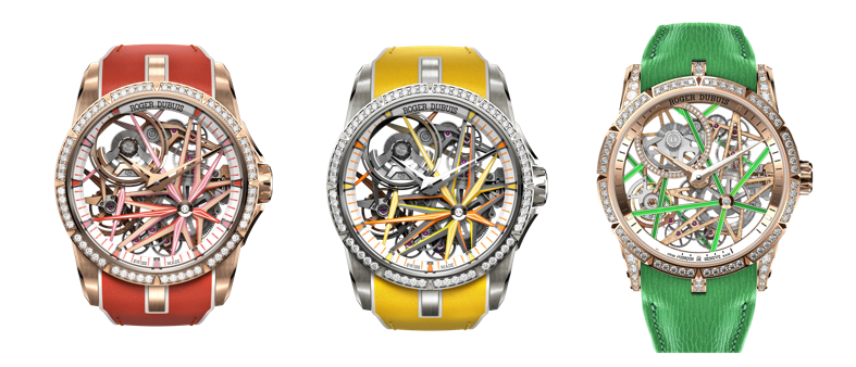 暗夜王者 分秒闪耀 罗杰杜彼ROGER DUBUIS 王者系列霓虹腕表化身“暗夜焦点”