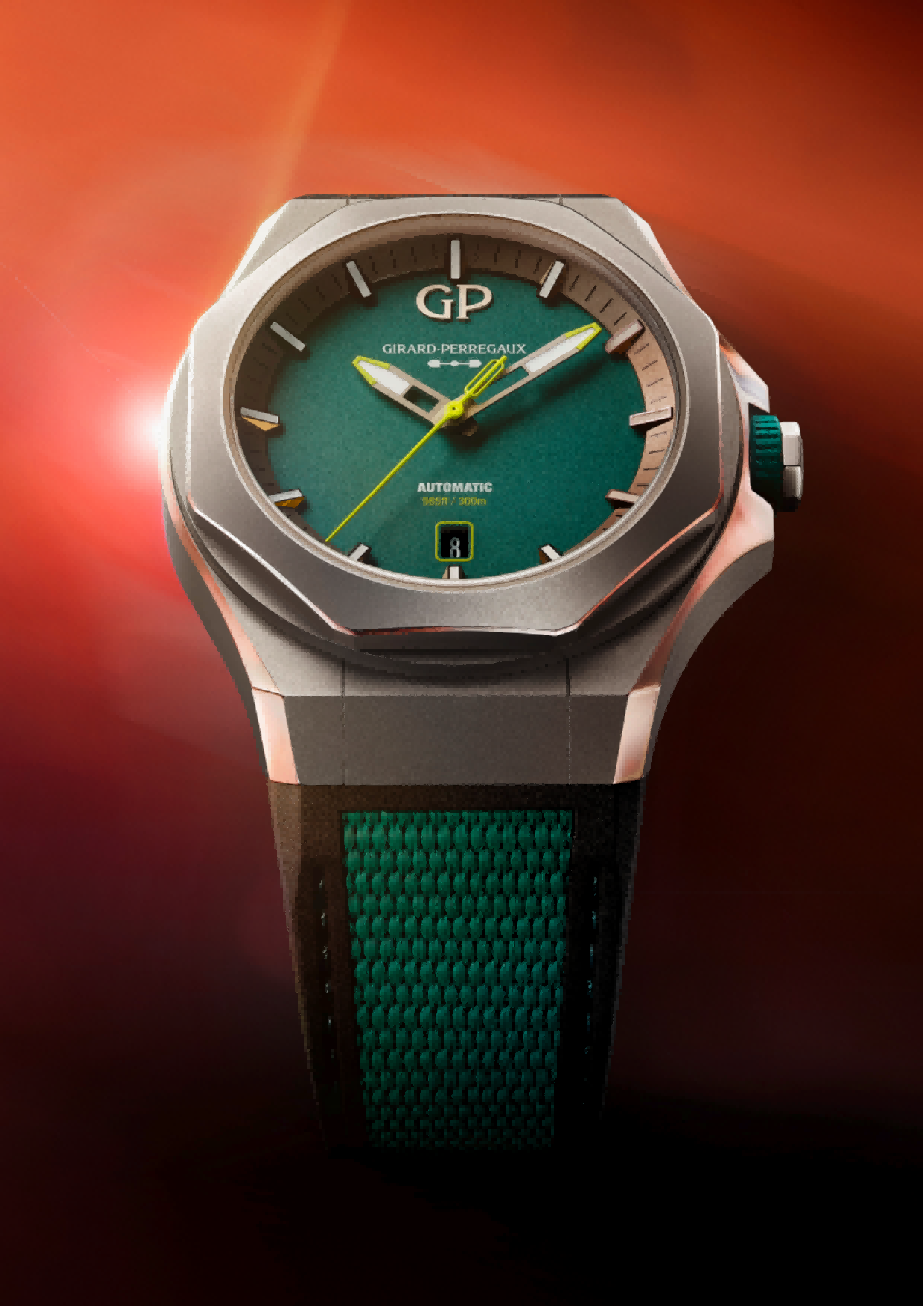 打造极致感官体验 GP芝柏表Laureato Absolute绝对桂冠腕表阿斯顿·马丁F1®限量款