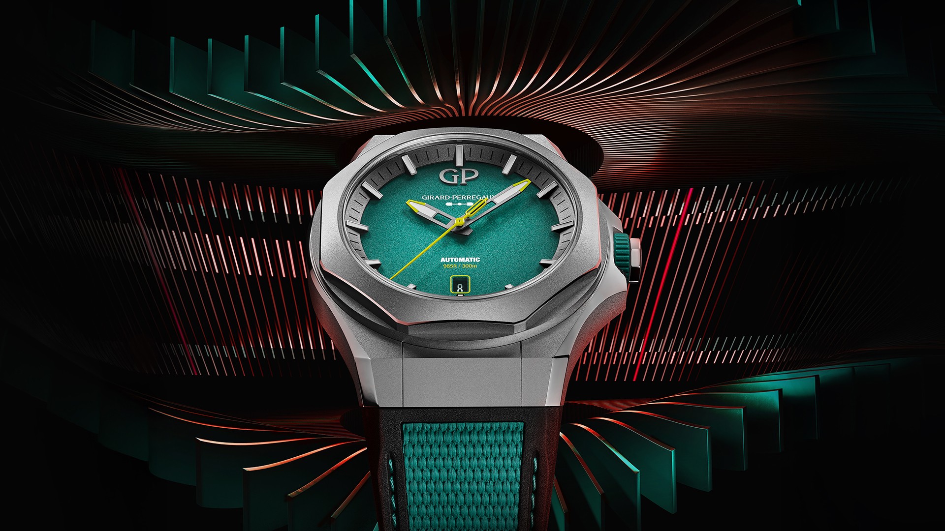 打造极致感官体验 GP芝柏表Laureato Absolute绝对桂冠腕表阿斯顿·马丁F1®限量款